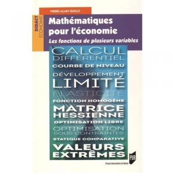Mathématiques pour l'économie : Les fonctions de plusieurs variables