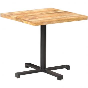 VidaXL Bistrotisch aus rauem Mangoholz 80x80x75 cm
