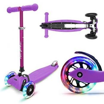Trotinete Fun Pro ONE Deluxe para Crianças com Rodas Iluminadas