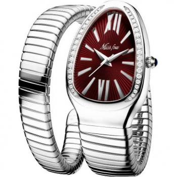 Reloj de serpiente dorada para mujer