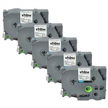 Set de Rubans 5 pièces pour Brother H 500, P 700 et RL 700 S