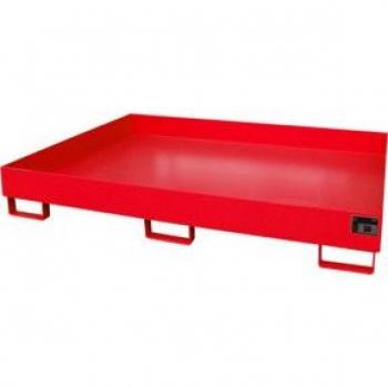 Bac de stockage RW 1800, couleur rouge vif (RAL 3000), sans grille