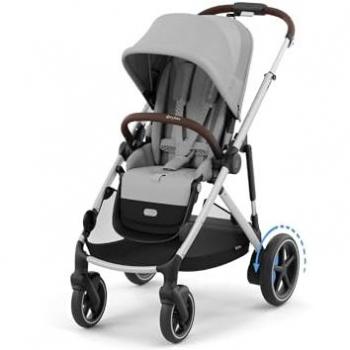 Stone Grey eGazelle S Baby Stroller