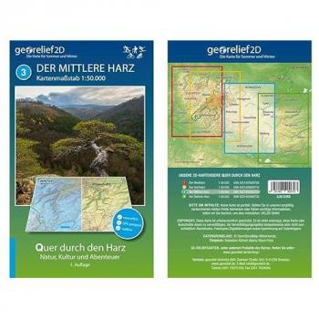Guide touristique du Harz Central 1 : 50 000