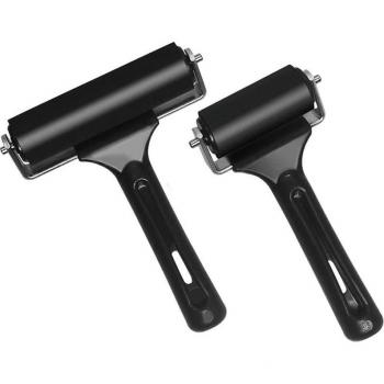 Rodillo Brayer para estampado, juego de 2 (6 y 10 cm)