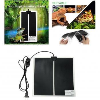 Reptile Heat Pad with Adjustable Settings