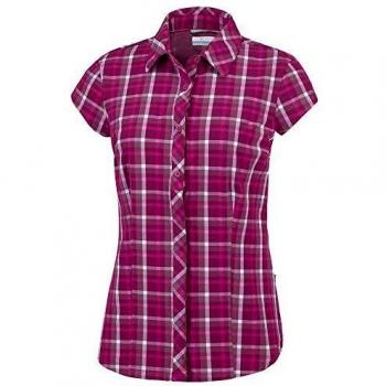 Hemd Donna Columbia Weekend Trail II Stampa Rosso Merlot XS