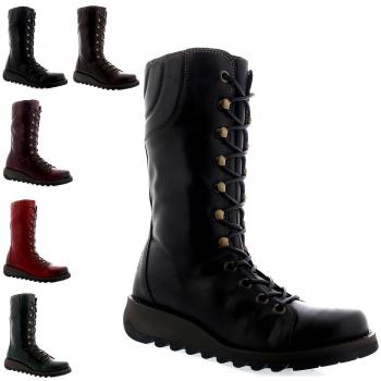 Botas de Ternero con Talón Cuña Fly London