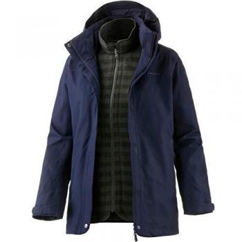 Idris 3‑in‑1 Doppeljacke von Vaude – Damen, Olive/Eclipse, 48