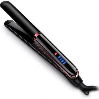 Ceramic Hair Straightening and Curling Iron with LED Indicator