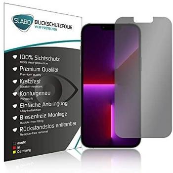Slabo Schwarz: 360° Sichtschutzfolie für iPhone 13 Pro Max