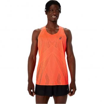 Camiseta ASICS Metarun Sin Mangas Naranja