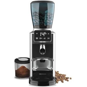 Moulin à café électrique Cecotec SteelMill Touch 200W en acier inoxydable