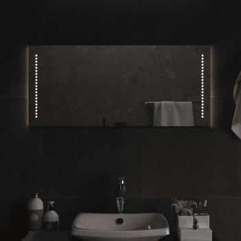 Specchio con luci LED vitaXL 90x40 cm