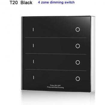Panneau tactile mural monochrome pour LED