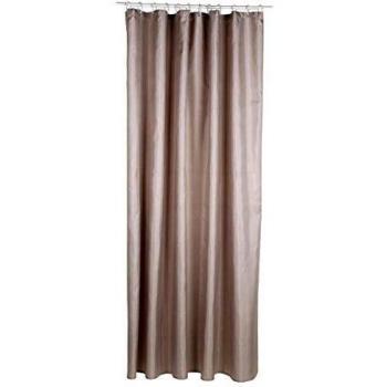 Rideau de douche polyester 180x200 cm couleur taupe