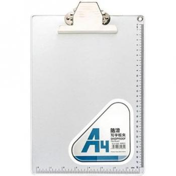 Porte-documents A4/A5 en alliage d'aluminium avec clip et règle