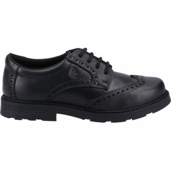 Kid’s Jack SNR Black Leather Loafers – Infant 9
