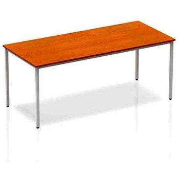 Impulse Straight Table with Box Frame Leg