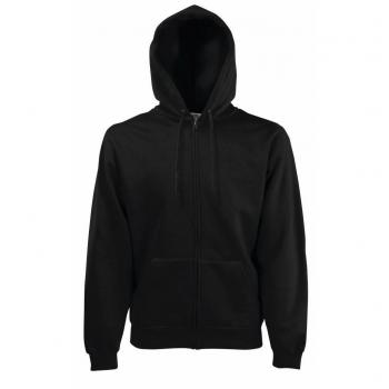 Fruit of the Loom Zip Hood Sweatshirt – Black