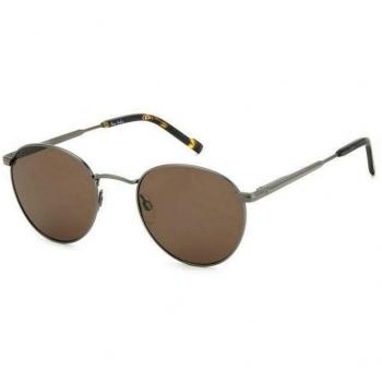 Occhiali da sole uomo Pierre Cardin modello PC6889/S colore SVK matte ruthenium black, unisex, metallo, tondi