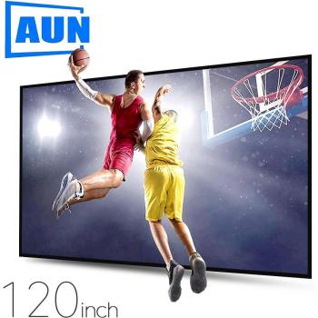 Pantalla de proyector AUN con tejido antiluz 120/100/60 pulgadas