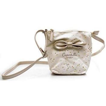 Sac à dos mini scolaire Camomilla en métal rose, avec bandeau et étoiles scintillantes