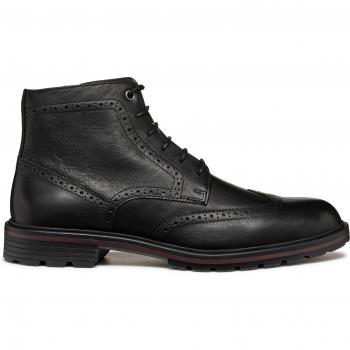 GEOX Elegante Herrenstiefel Walk Pleasure C Schwarz