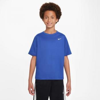 Nike Dri-Fit T-Shirt für große Kinder, Farbe: Blau, Größe L