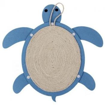 Rascador Colgante para Gatos Tortuga Azul