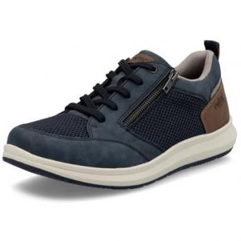 RIEKER Balti 16901‑14 Sneaker – Nussfarbene Variante, Side-Zipper, Damen 14