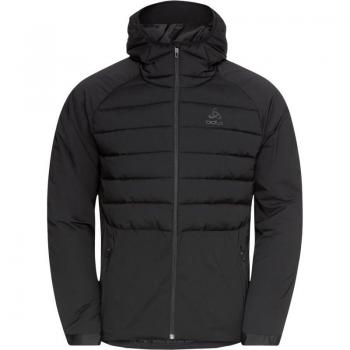 Giacca Isolante con Cappuccio Odlo Ascent S-Thermic Nero Uomo