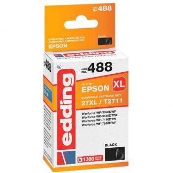 Cartuccia Edding Compatibile sostituisce Epson 27XL, T2711 Nero EDD-488 18-488
