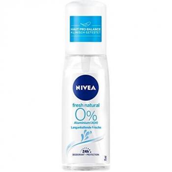NIVEA MEN Fresh Natural Deo-Zerstäuber 75 ml – 24‑Stunden Duft
