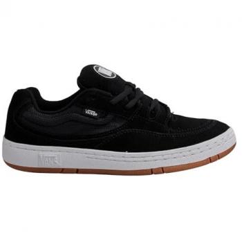 Vans Classic Black Men’s 10 US Leather Slip‑On Sneakers