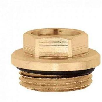 Raccord 3/4 M / 1/2 F – connexion vannes de purge d'air (Caleffi 364254)