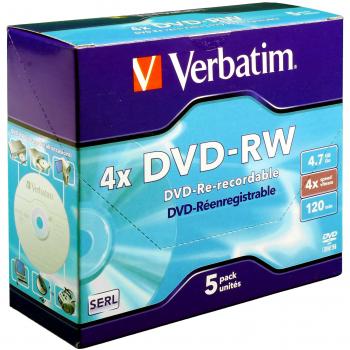 Verbatim 5× DVD‑RW 4,7 Go (DataLifePlus)