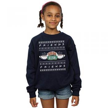 Central Perk Sudadera para Niñas 5‑6 años Azul Marino