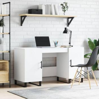Escritorio Casa Elegante Blancura 140x50x75 cm – Madera Ingeniería