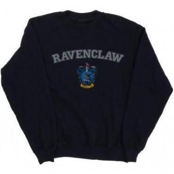 Harry Potter Mens Ravenclaw Crest Cotton Sweatshirt L navy blue