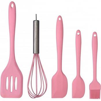 Set d'ustensiles de cuisine en silicone 5 pièces