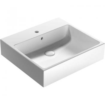 Globo Stone Lavabo Céramique 55x50 cm Blanc