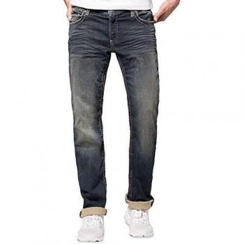 CAMP DAVID Herren Jeans mit Ziernaht und Münztasche