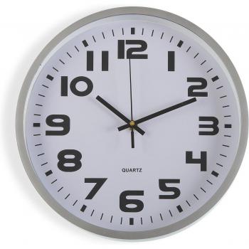 Orologio da Parete in Plastica Versa S3404216 4,2 x 30,5 x 30,5 cm