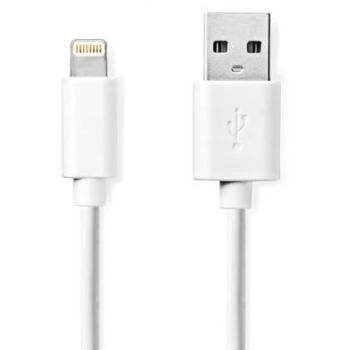 White 2 m Apple Lightning USB‑A Connector – MFI Compliant