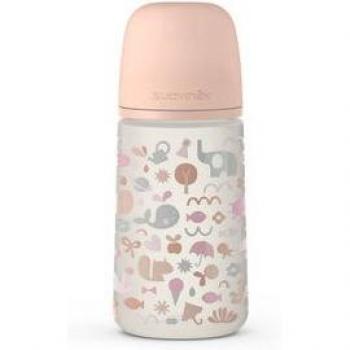 Suavinex Biberon SX Pro Memories Rosa 270 ml, anti-colique