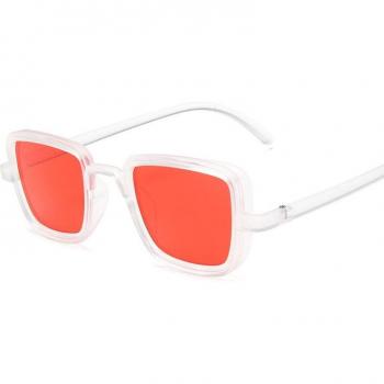 Gafas de sol unisex con diseño retro y montura de plástico