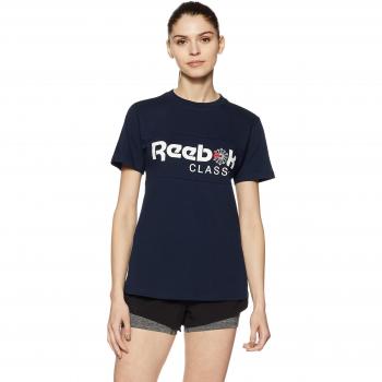 Camiseta Reebok F Classic, Azul, Talla M, Mujer
