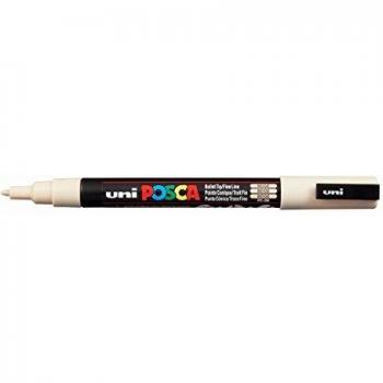 Marqueur Posca PC-3M beige | pointe fine conique