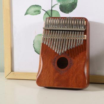 Kalimba de madera maciza, piano de dedo de 17 teclas para música